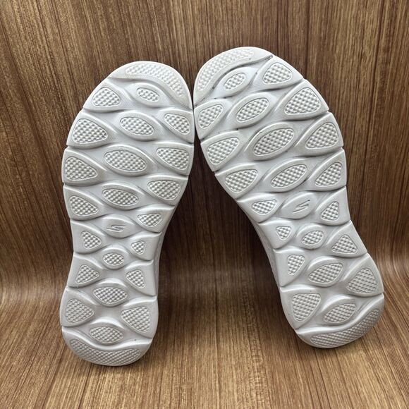 Skechers Womens Go Walk Flex 124963 Red Slip-Ins Memory Foam Sneakers Size 10 - Picture 6 of 8